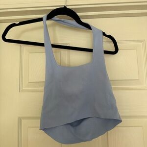 Baby blue halter top